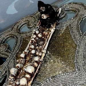 incense holder. *GRIM REAPER, SKULLS*